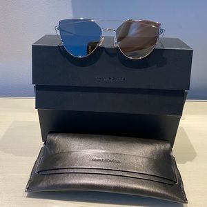 Gentle Monster Lovepunch Siver Mirrored Sunglasses